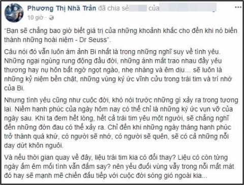 su that chuyen nha phuong tam su buon vi da chia tay truong giang? hinh anh 2