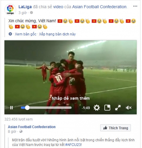 U23 Việt Nam tạo “đại địa chấn”: La Liga ngả mũ, báo chí thế giới nể phục - 1