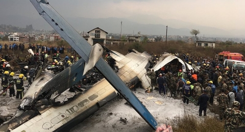 Máy bay hành khách chở 71 người rơi ở Nepal - ảnh 1