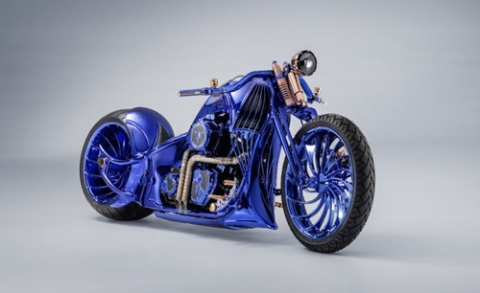 Chiếc Harley Davidson Softail Slim Blue Edition giá 43 tỷ đồng có gì đặc biệt? - 1