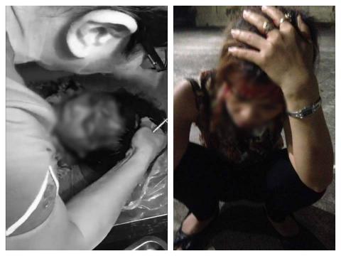 co vo bat hanh bi nguoi tinh cua chong danh ghen chay mau dau hinh anh 1