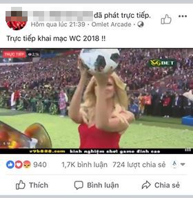 VTV ra “tối hậu thư” với các fanpage, trang web vi phạm bản quyền World Cup 2018 - 1