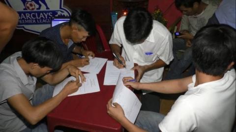 Triệt phá ổ cá độ bóng đá World Cup gần 4 tỉ đồng trong quán cà phê