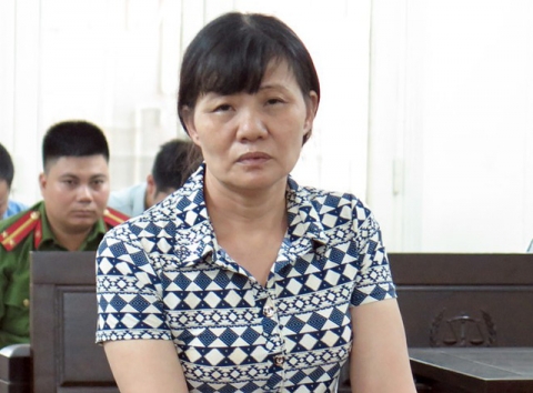 Bị cáo Trần Thị Sáu nhận mức án chung thân sau 22 năm trốn chạy. Ảnh: TL