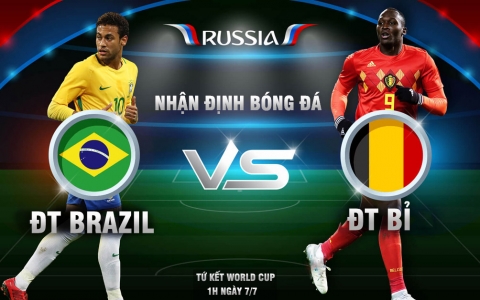 World Cup, Brazil - Bỉ: Neymar đấu Hazard, rực lửa 