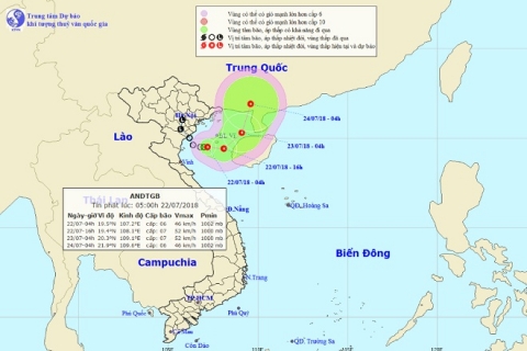 “Hậu duệ” bão số 3 mạnh thêm, Nam Định - Thanh Hóa mưa to - 1