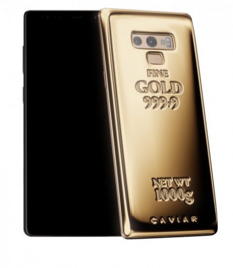 Sản phẩm - Phiên bản Galaxy Note 9 dát 1kg vàng nguyên chất với giá đắt đỏ 1,4 tỷ đồng