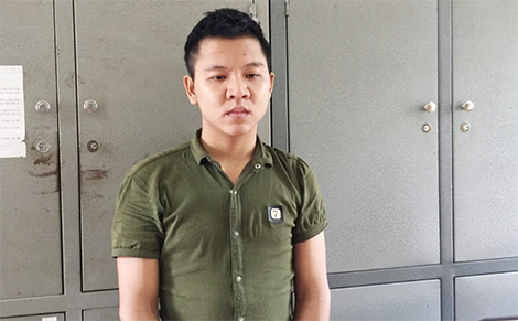 Đối tượng Hà Thế Anh chính là nghi phạm giết bà Ten để cướp chiếc tivi cũ. Ảnh: VOV.