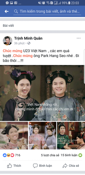 Hoài Linh, Hari Won và các sao Việt phát cuồng vì HLV Park Hang- seo - Ảnh 6.