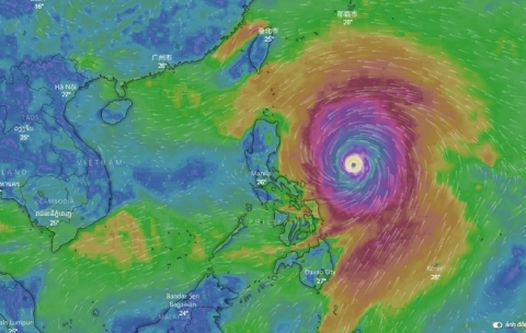 Kịch bản nguy hiểm khi siêu bão MANGKHUT đổ bộ vịnh Bắc Bộ - 1
