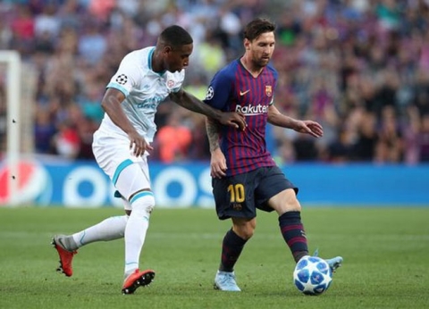 Barcelona - PSV: Siêu nhân Messi, siêu phẩm ngất ngây - 1