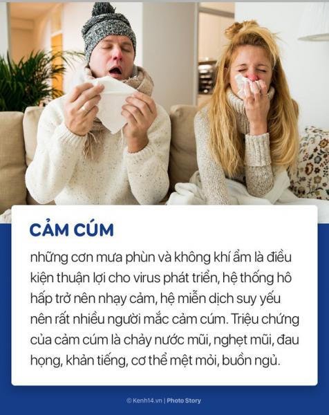 Thời tiết đang chuyển mùa, chú ý những bệnh thường gặp để bảo vệ sức khoẻ Thời tiết đang chuyển mùa, chú ý những bệnh thường gặp để bảo vệ sức khoẻ