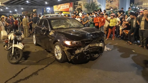 Vụ ô tô BMW gây tai nạn khiến nhiều người thương vong: 1 nạn nhân đang nguy kịch