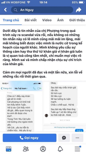 SHOCK: An Nguy công khai nói xin lỗi và khẳng định Cát Phượng – Kiều Minh Tuấn chưa từng kết hôn-10