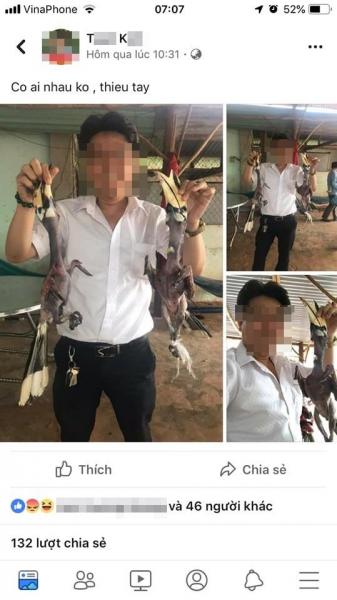 Đăng ảnh đôi chim bị vặt lông, người đàn ông khiến cả mạng xã hội dậy sóng - Ảnh 1.