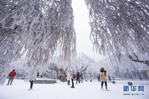 Trung Quốc lạnh âm độ trong trận Đại Tuyết, người dân quấn áo choàng dày như chăn ra đường - Ảnh 1.