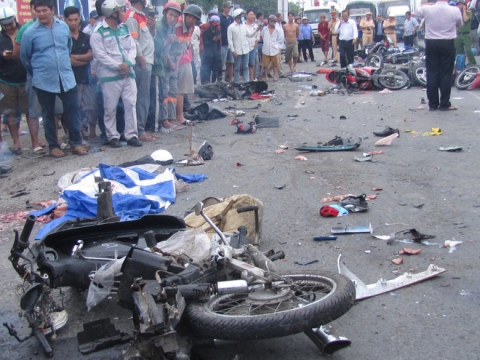 Vụ tai nạn kinh hoàng ở tỉnh Long An: Tài xế không nhận sử dụng ma tuý - Ảnh 2.