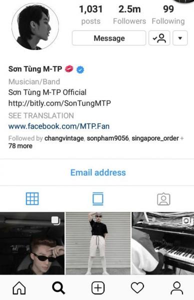 Đội ngũ sao Việt sở hữu tài khoản Instagram triệu follow không kém cạnh sao quốc tế