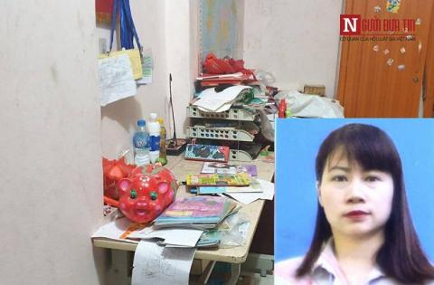 giao vien bi bat vu gian lan thi hoa binh: me gia nuoi 2 chau nho cho con - 1