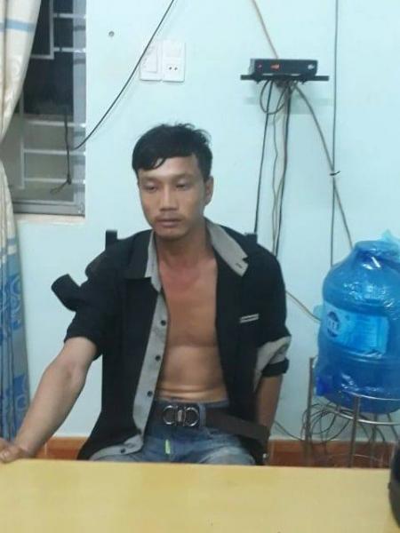 Nghi phạm Diện tại Cơ quan Công an. Ảnh: báo CAND