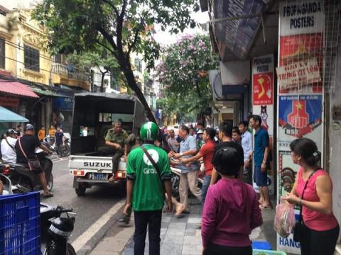 Hiện trường nơi xảy ra vụ việc.