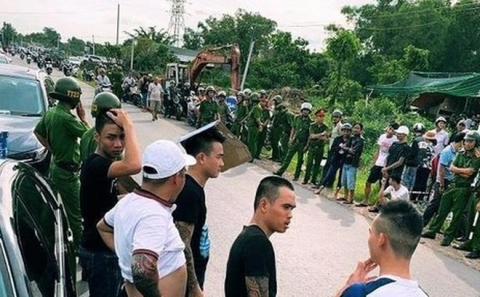 Xác định được 10 đối tượng trực tiếp vây chặn xe chở công an ở Đồng Nai