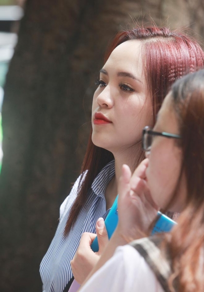 Dàn gái xinh thi THPT Quốc gia 2019 gây chú ý vì nhan sắc xinh đẹp - 7