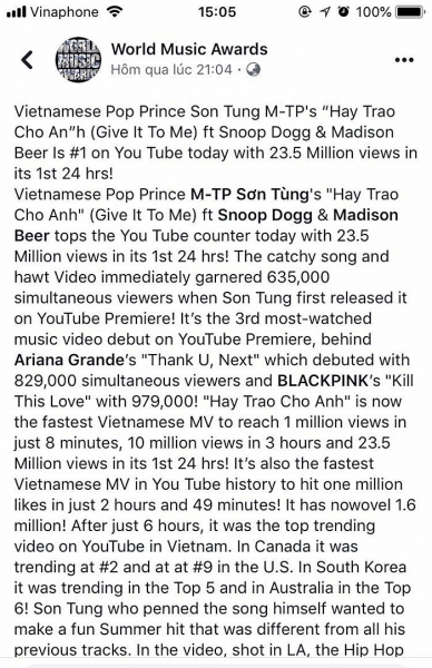 Báo Mỹ gọi Sơn Tùng là 'hiện tượng châu Á' sau MV kết hợp với Snoop Dogg