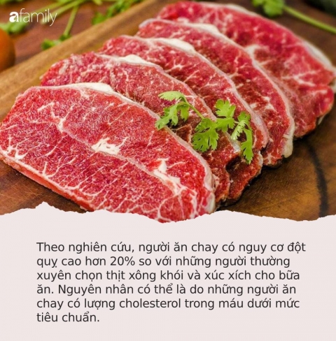 Ai cũng nghĩ ăn nhiều thịt hại sức khỏe nhưng nếu bỏ ăn thịt hãy cẩn thận với căn bệnh nguy hiểm này
