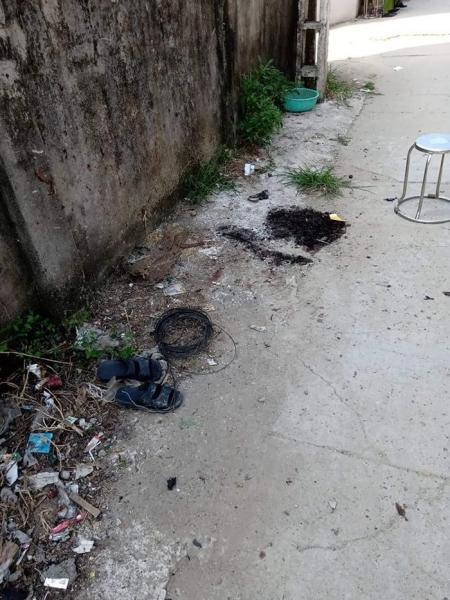 Hiện trường vụ việc.