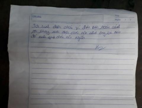 Bé trai bị bỏ rơi ở sân chùa cùng tờ giấy nhờ người cưu mang - 2