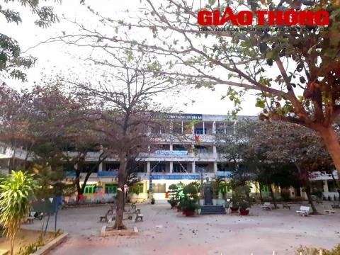 Trường THPT Chu Văn An – nơi xảy ra sự việc. Ảnh: báo Giao Thông