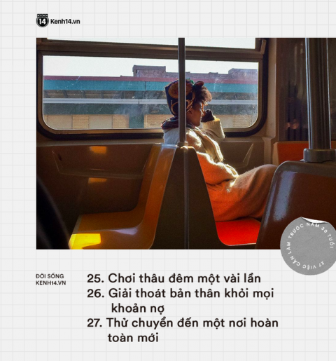 '. 27 việc nên làm trước năm 30 tuổi để cuộc sống dễ thở hơn .'