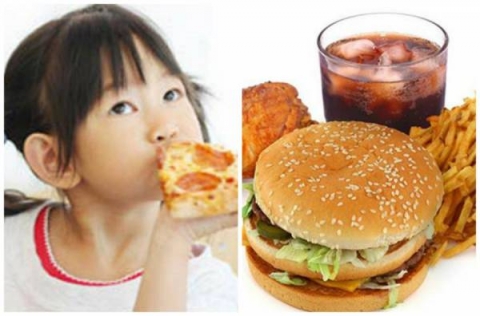 Những thực phẩm gây béo phì cho trẻ