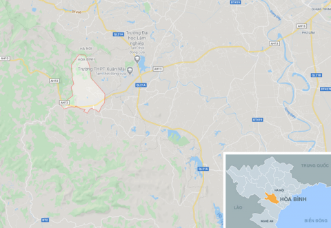 Nhom con do cam phong tan cong tai xe truoc mat cong an hinh anh 2 map_hoabinh_abc.png