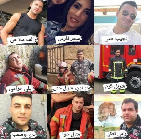Lebanon: Nhói lòng hình ảnh 3 lính cứu hỏa phá khoá xông vào tử địa - 1