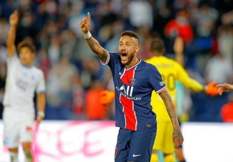 Mưa thẻ đỏ ngày Neymar tái xuất, PSG gục ngã trước Marseille - Ảnh 2.