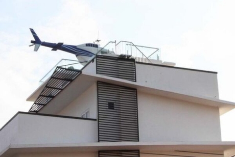 Trùm cá độ bóng đá nghìn tỷ trưng máy bay trực thăng mô hình trên nóc nhà ở Hải Dương - 1