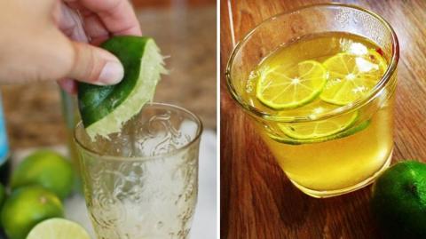 Uống nước chanh sau khi ngủ dậy