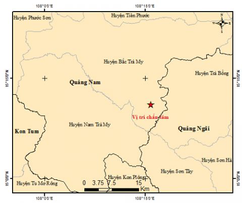 Động đất gần thủy điện Sông Tranh 2 khi thủy điện đang đầy nước