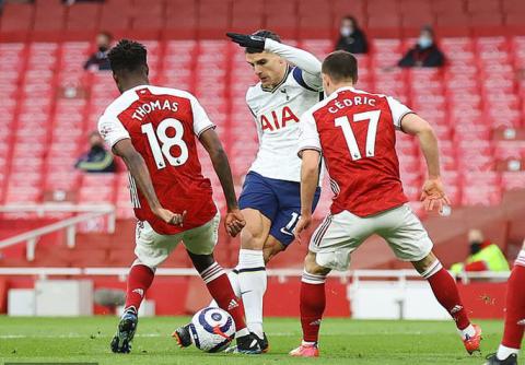 Nghiệt ngã phạt đền và thẻ đỏ, Tottenham thua đau Arsenal trận derby - Ảnh 3. Nghiệt ngã phạt đền và thẻ đỏ, Tottenham thua đau Arsenal trận derby - Ảnh 3.