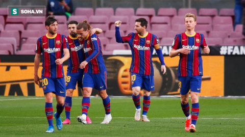 Messi tỏa sáng, Barca vẫn thua ngược đau đớn bại tướng của Man United, mất cơ hội lên ngôi đầu - Ảnh 1.