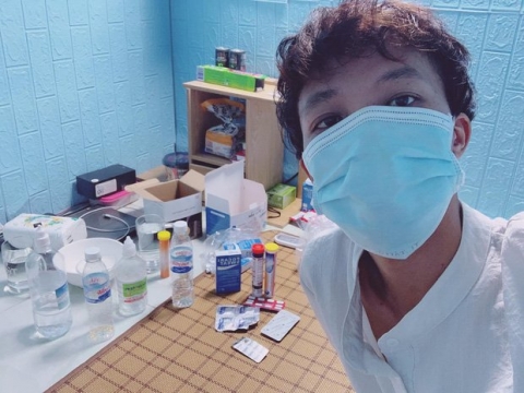 Anh Phan Văn Hợi và các thành viên trong nhà đã trải qua 25 ngày chiến đấu với virus SARS-CoV-2.