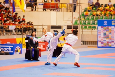 Karate Việt Nam: Xuất sắc vượt mục tiêu giành HCV đặt ra tại SEA Games 31 - Ảnh 2.