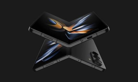 Xuất hiện hình ảnh thực tế Galaxy Z Fold5 với khe gập siêu mỏng - Ảnh 1. Xuất hiện hình ảnh thực tế Galaxy Z Fold5 với khe gập siêu mỏng - Ảnh 1.