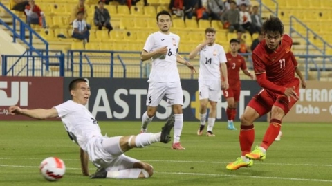 U23 Việt Nam từng gặp U23 Kyrgyzstan cách đây gần 1 năm