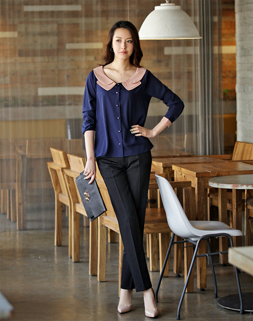 Sơ mi dài tay thanh lịch cho ngày đầu thu