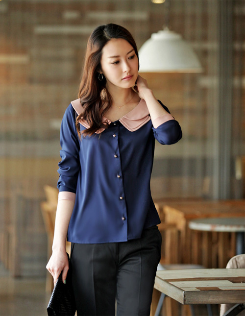 Sơ mi dài tay thanh lịch cho ngày đầu thu