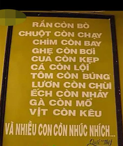 Ảnh cười bể bụng (P11): Biển quảng cáo độc chỉ có ở Việt Nam