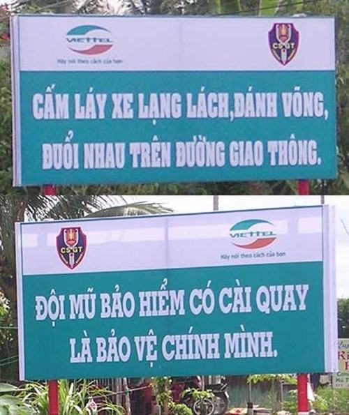 Ảnh cười bể bụng (P11): Biển quảng cáo độc chỉ có ở Việt Nam